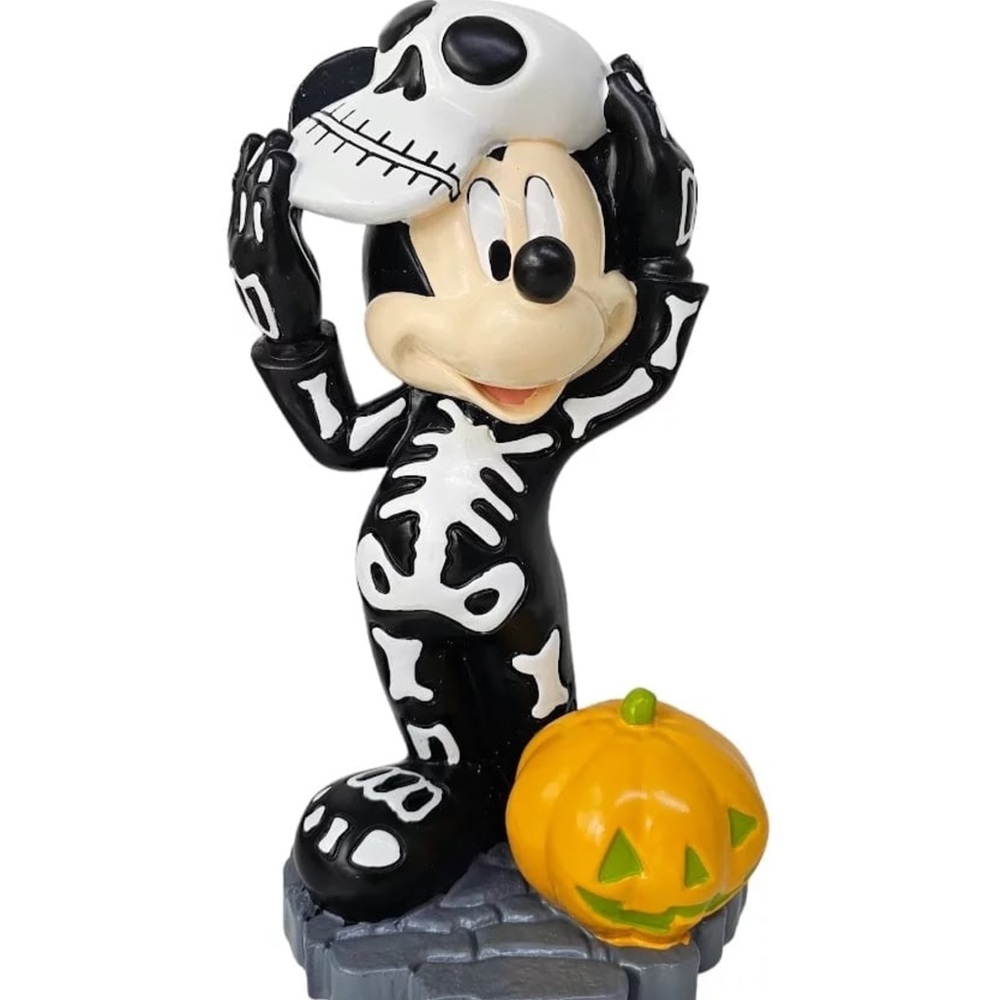 NEW DISNEY MICKEY MOUSE SKELETON COSTUME STATUE